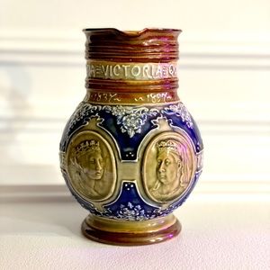 Royal Doultan Lambeth Queen Victoria Jug